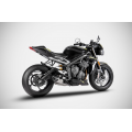 ZARD Conical Slip-on Exhaust system for Triumph Street Triple 765 S / RS (20-22)